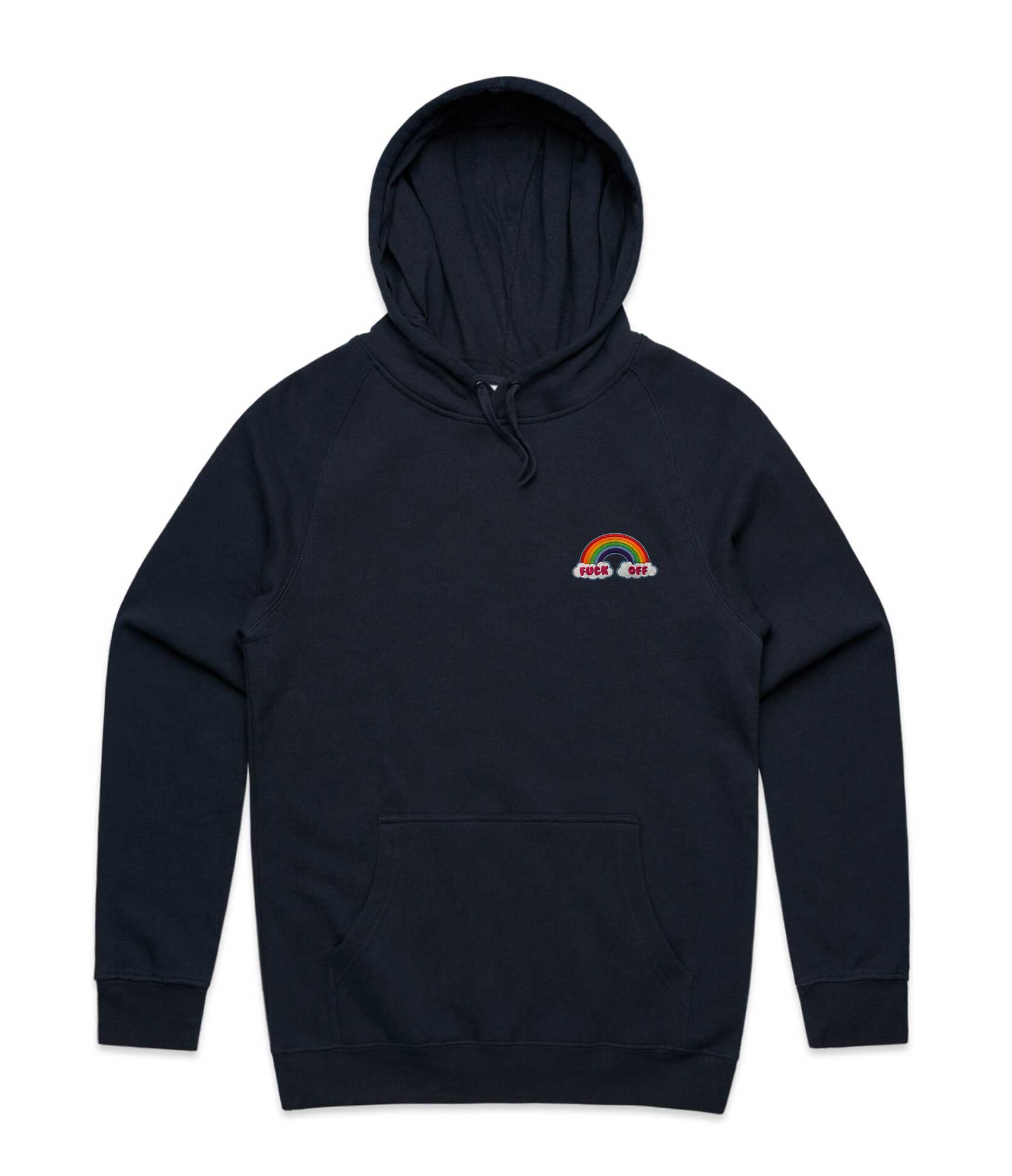 Image of BSO Embroidered Unisex Hoodie - Fuck Off Backstage Originals
